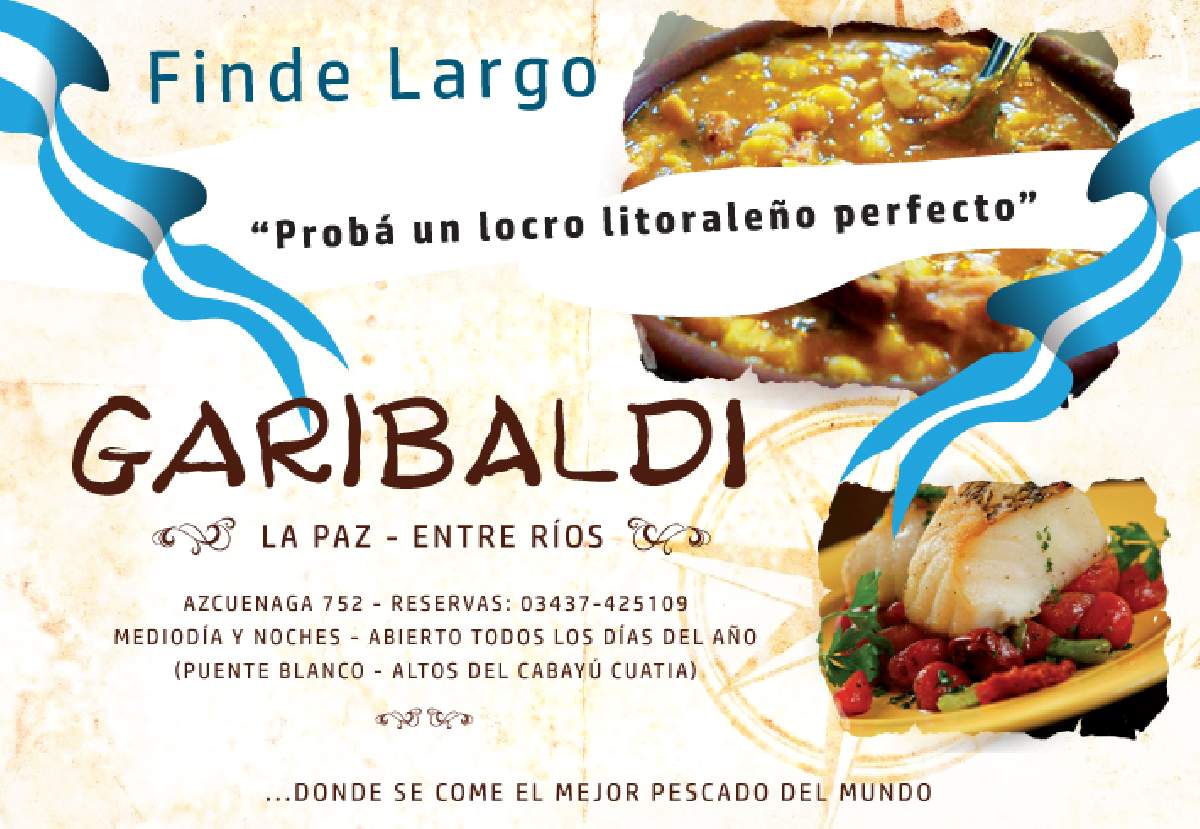 FINDE LARGO, LOCRO EN GARIBALDI